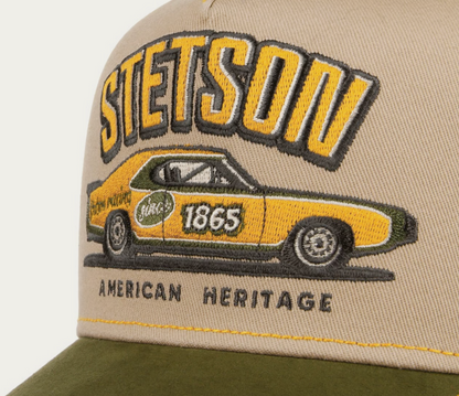 Casquette Trucker Stetson American Heritage Racing 1865 | Un Barbu et Une Blonde