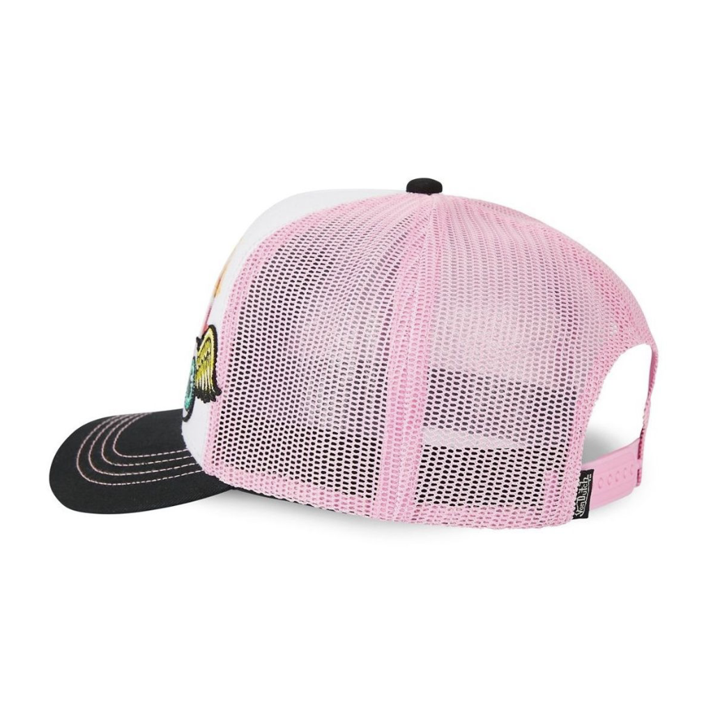 Casquette Trucker Von Dutch Fly Eye – Blanc, Rose & Noir