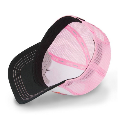 Casquette Trucker Von Dutch Fly Eye – Blanc, Rose & Noir