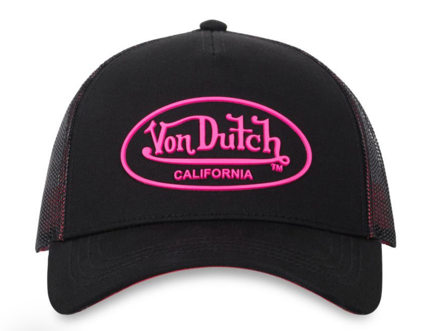 Casquette Trucker Von Dutch  – Noir & Rose