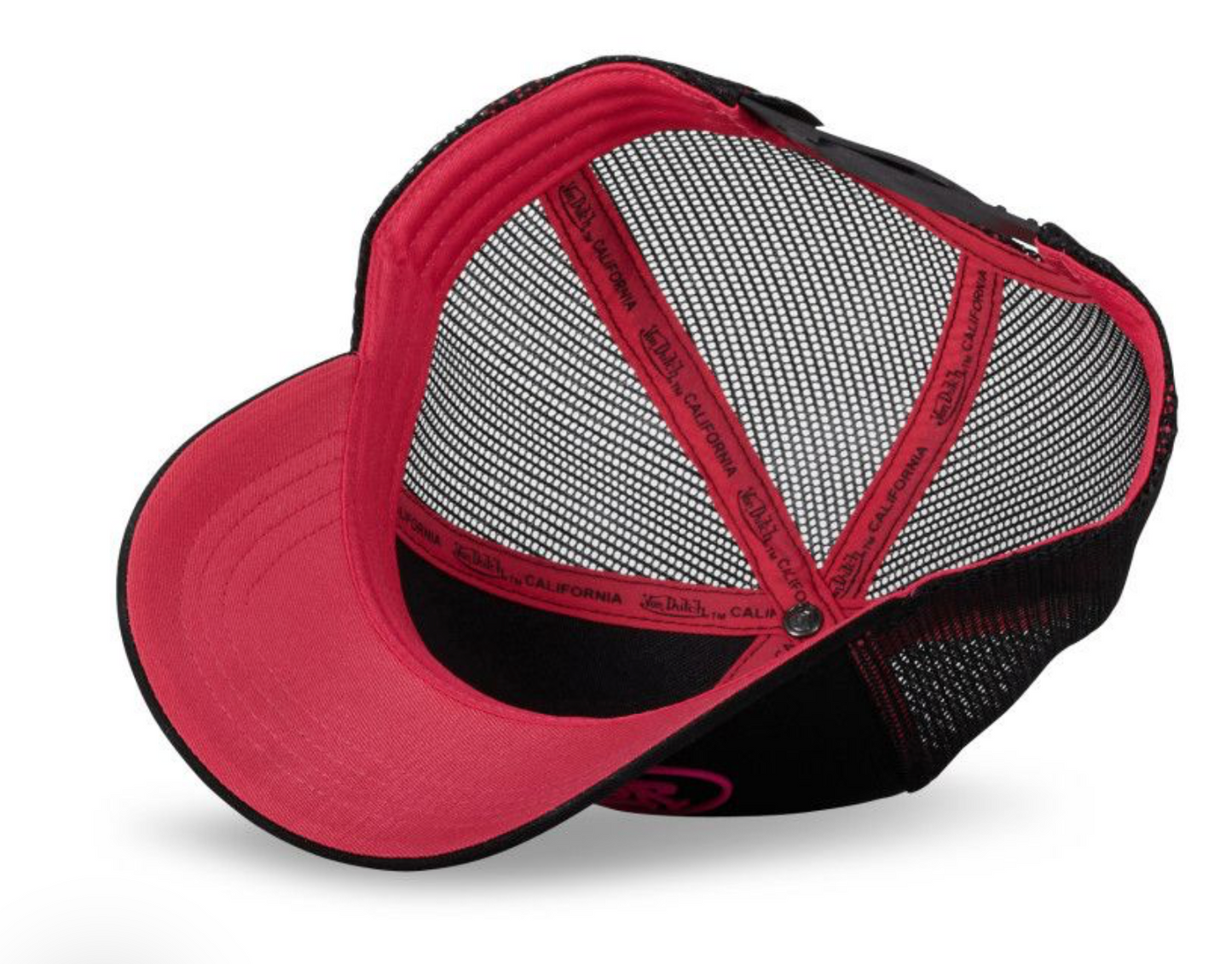 Casquette Trucker Von Dutch  – Noir & Rose