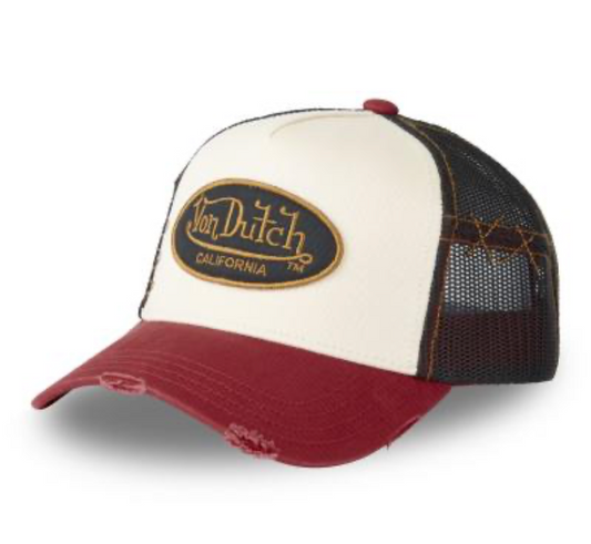 casquette-trucker-von-dutch-blanche-bleu-vintage