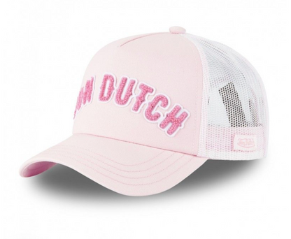 Casquette Trucker Femme Von Dutch Rose & Blanche