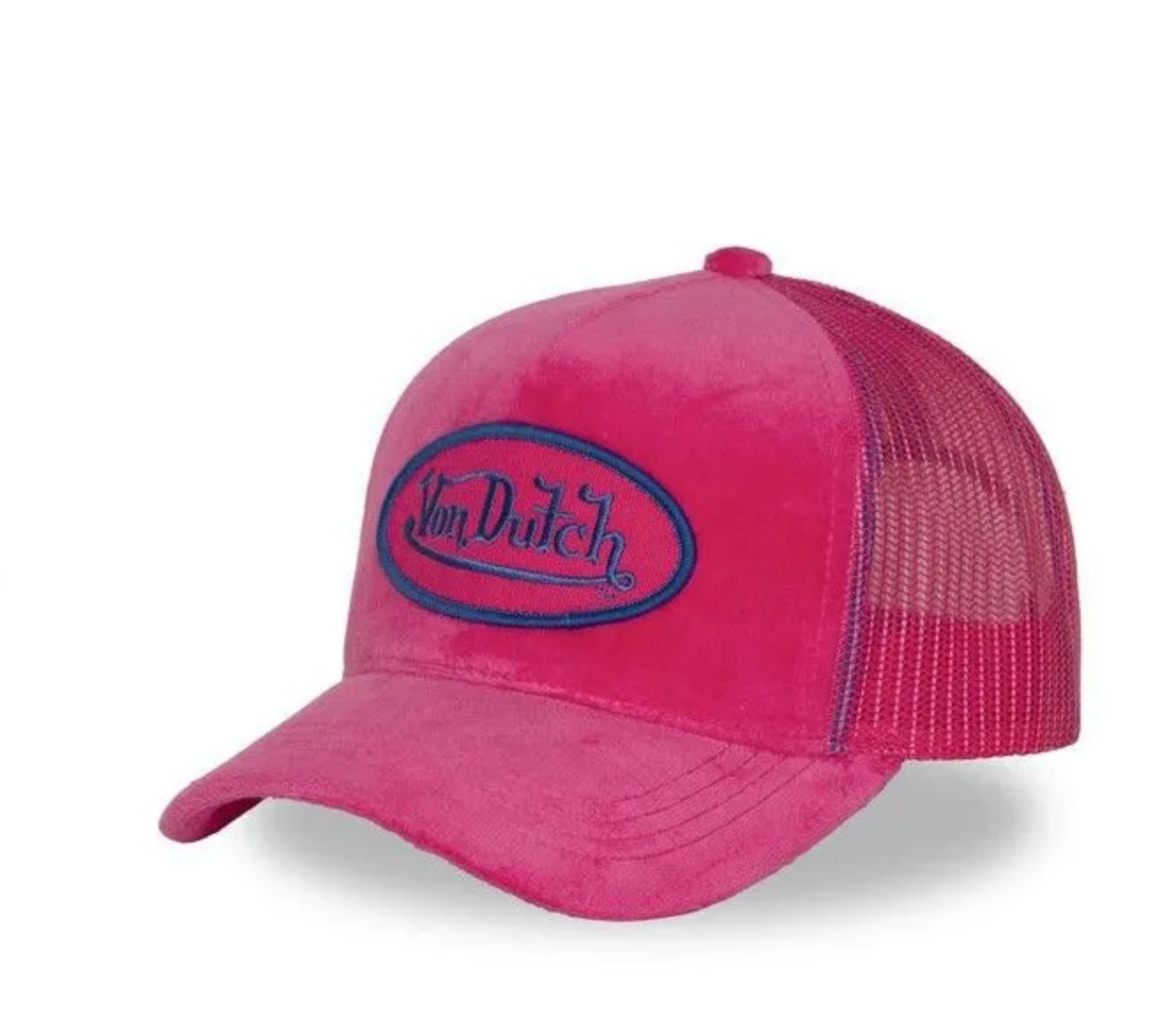 Casquette Trucker Von Dutch – Rose Fuchsia & Bleu