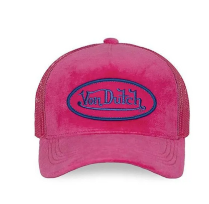 Casquette Trucker Von Dutch – Rose Fuchsia & Bleu