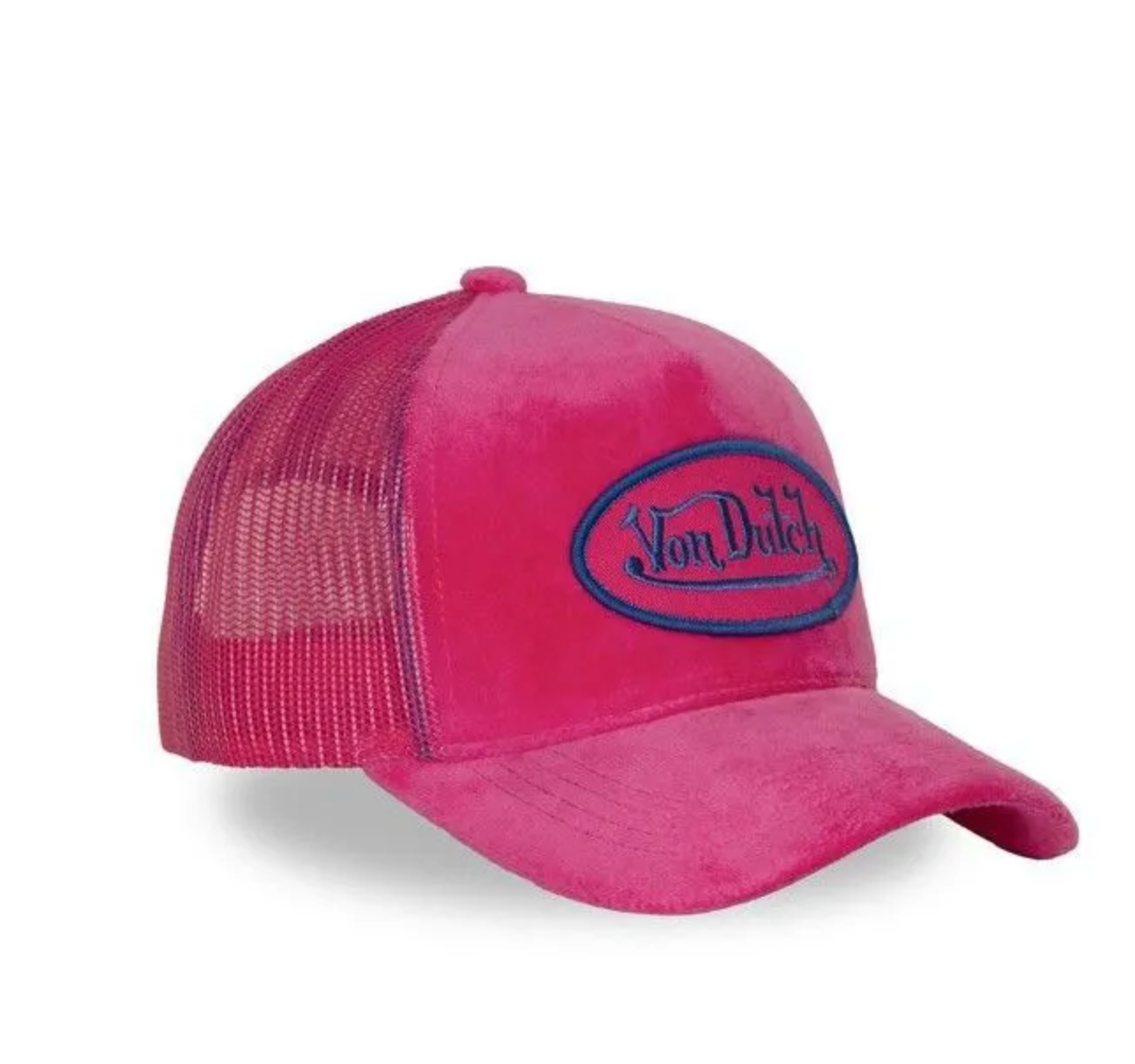 Casquette Trucker Von Dutch – Rose Fuchsia & Bleu