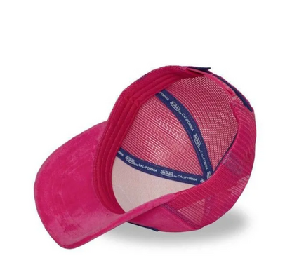 Casquette Trucker Von Dutch – Rose Fuchsia & Bleu