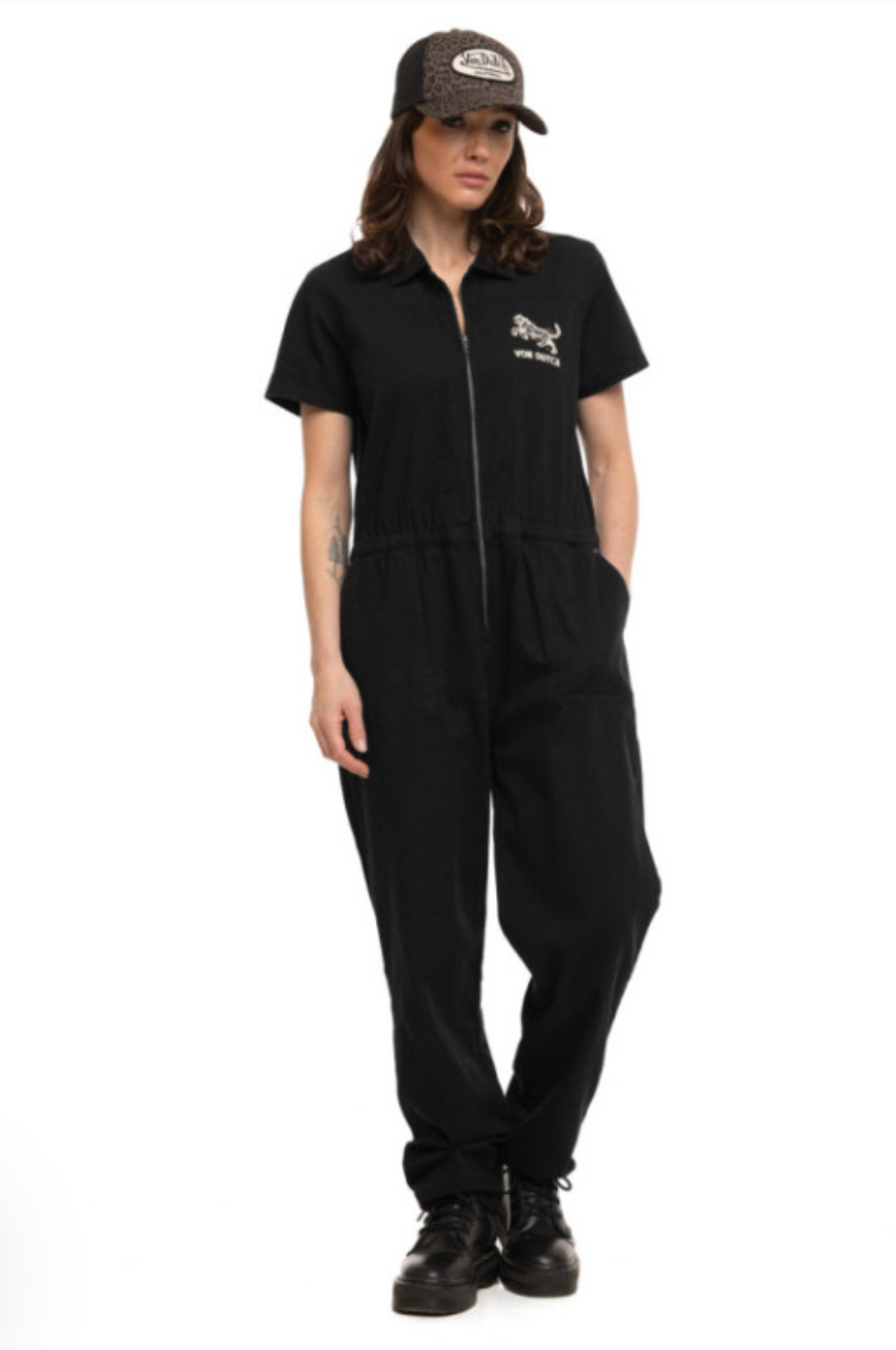 Combinaison femme Von Dutch Tigre Palmier noire