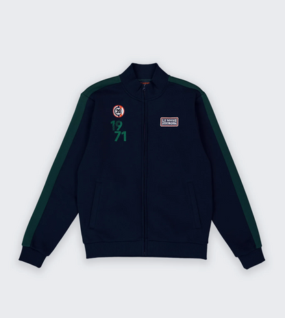 Veste zippée TrackJacket Steve McQueen 1971 Bleu Marine
