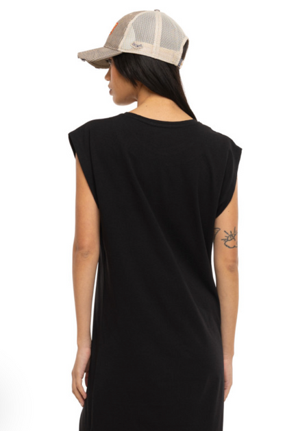 Robe t-shirt longue Von Dutch Wolf noire