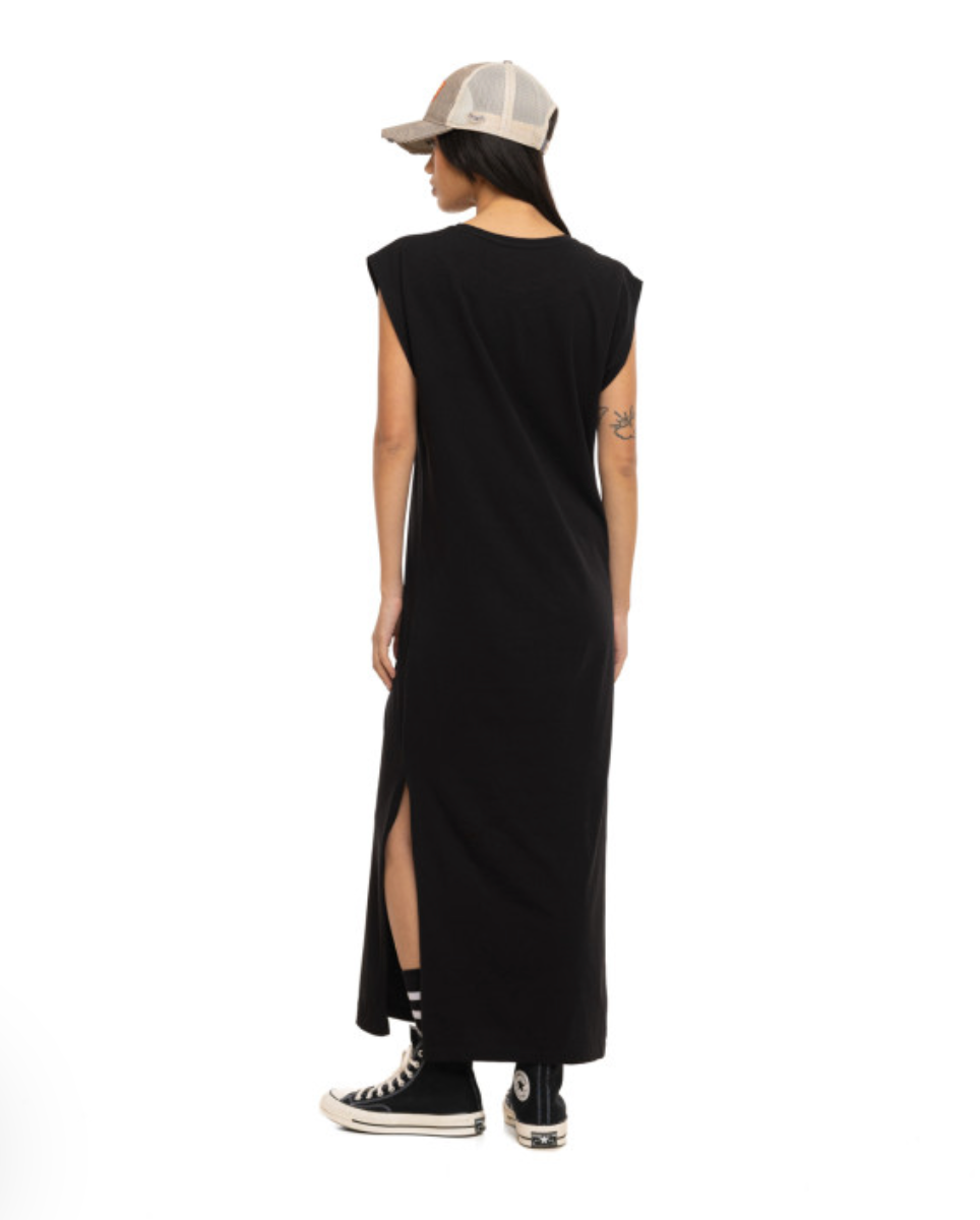 Robe t-shirt longue Von Dutch Wolf noire