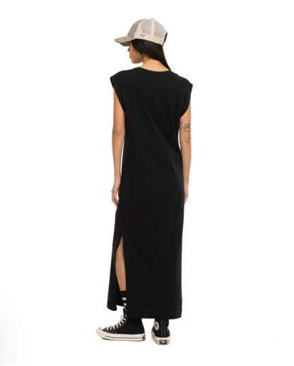 Robe t-shirt longue Von Dutch Wolf noire