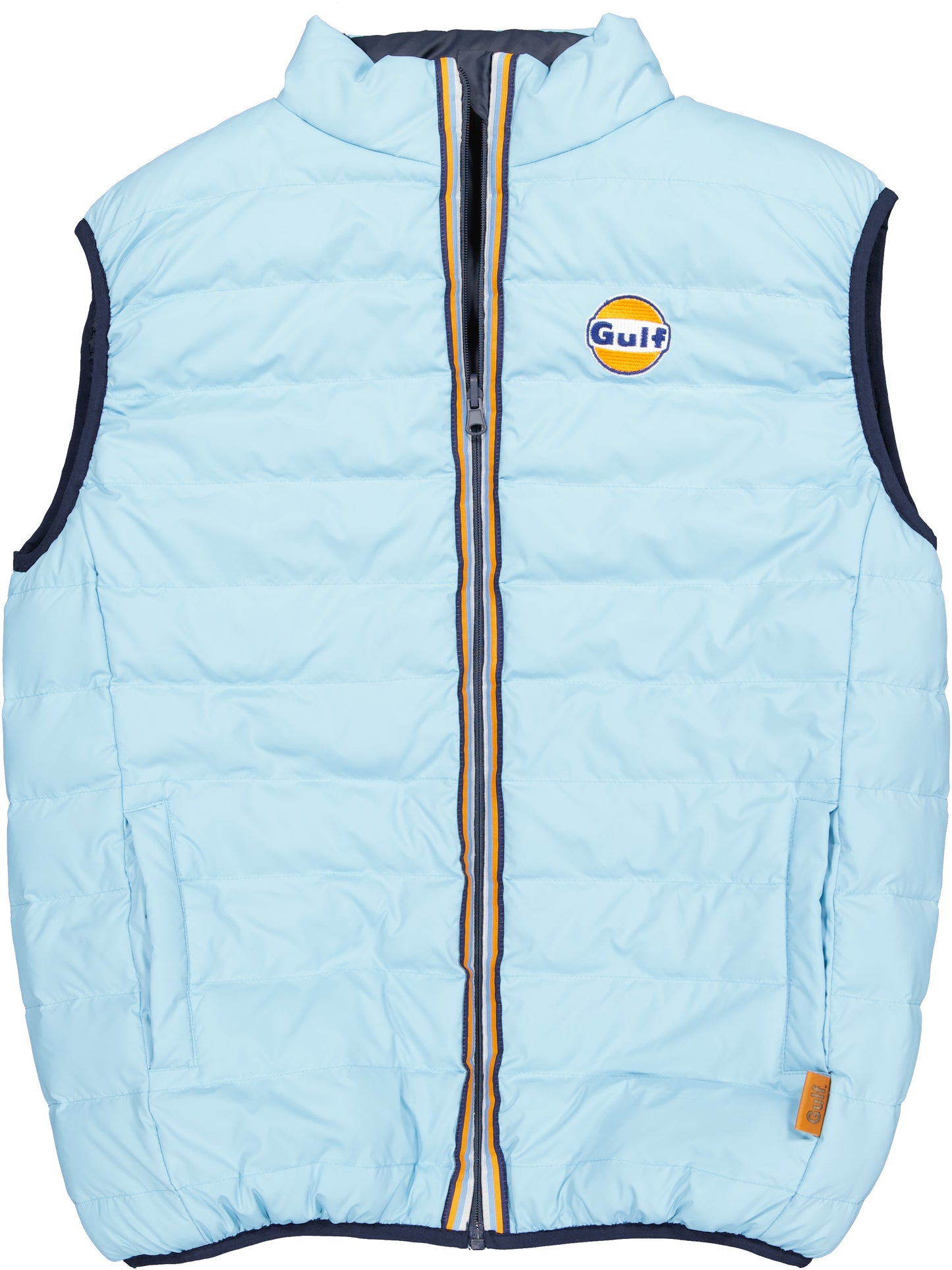 Blouson sans manches réversible GULF - Navy & Light Blue