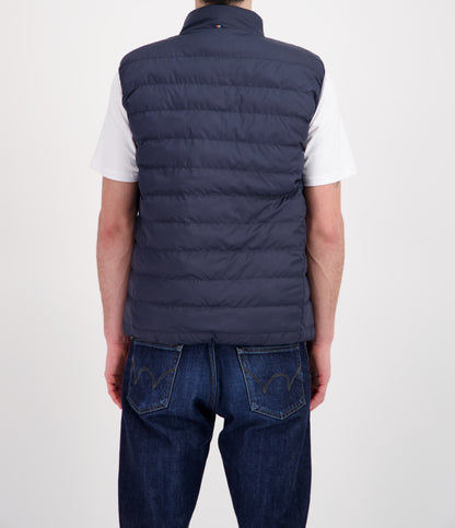 Blouson sans manches réversible GULF - Navy & Light Blue