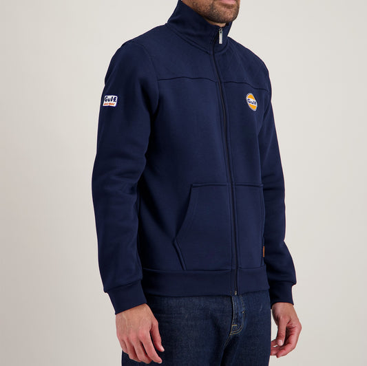 Trackjacket Gulf Classic – Sweat zippé rétro