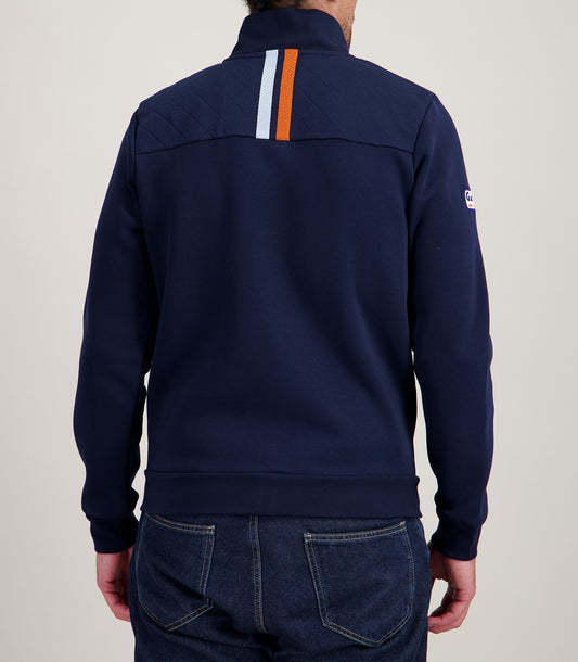 Trackjacket Gulf Classic – Sweat zippé rétro