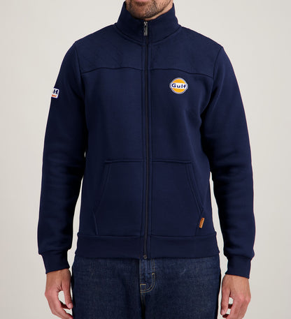 Trackjacket Gulf Classic – Sweat zippé rétro