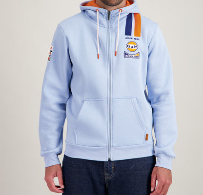 Sweat zip Gulf – light blue