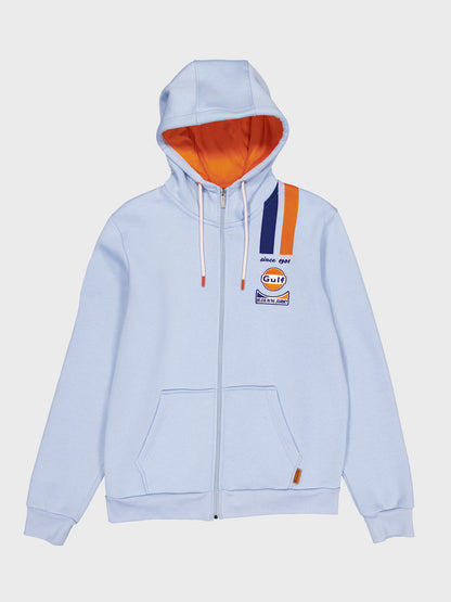 Sweat zip Gulf – light blue