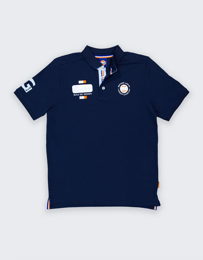 Polo Gulf Heritage bleu marine en coton piqué