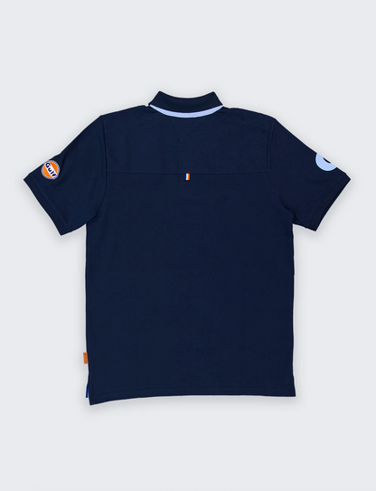 Polo Gulf Heritage bleu marine en coton piqué