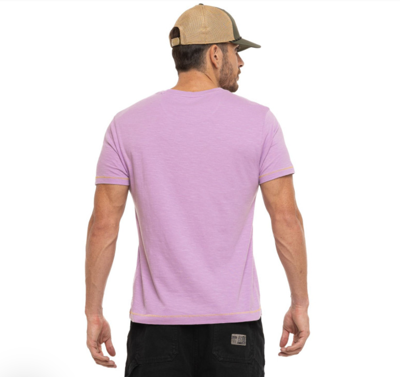 T-shirt Homme Von Dutch Kustom Moto – Lilas