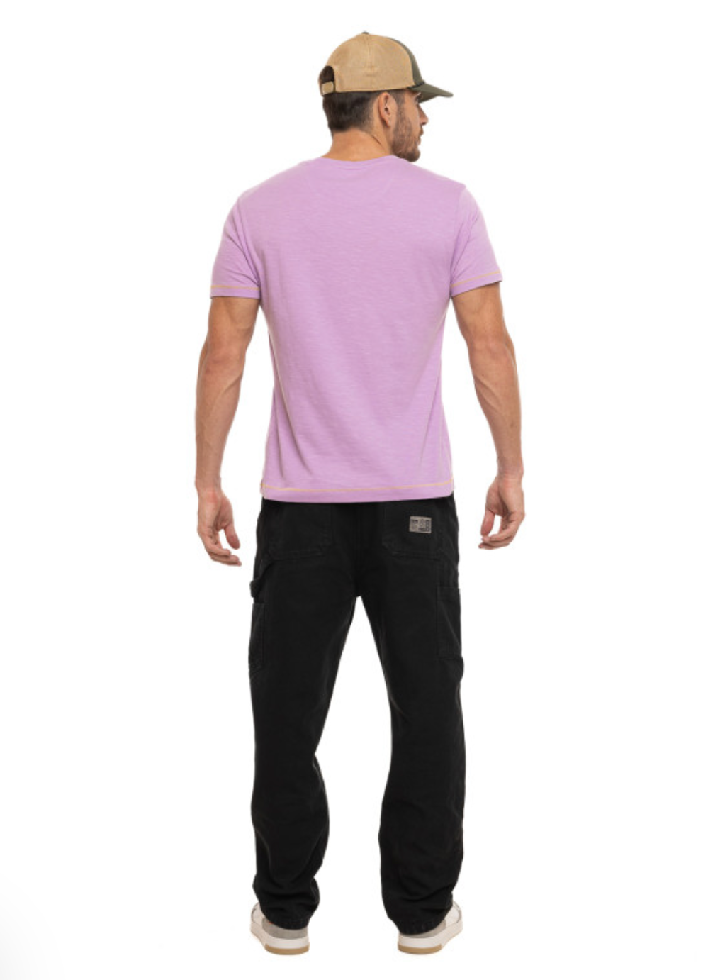 T-shirt Homme Von Dutch Kustom Moto – Lilas