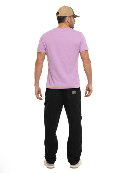 T-shirt Homme Von Dutch Kustom Moto – Lilas
