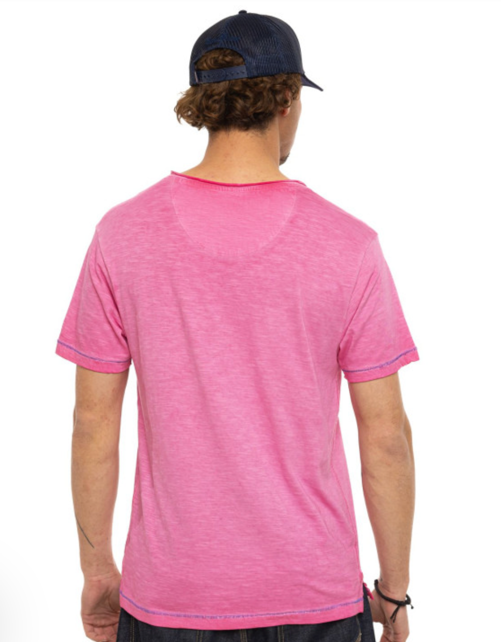T-shirt Homme Von Dutch Riders California – Rose
