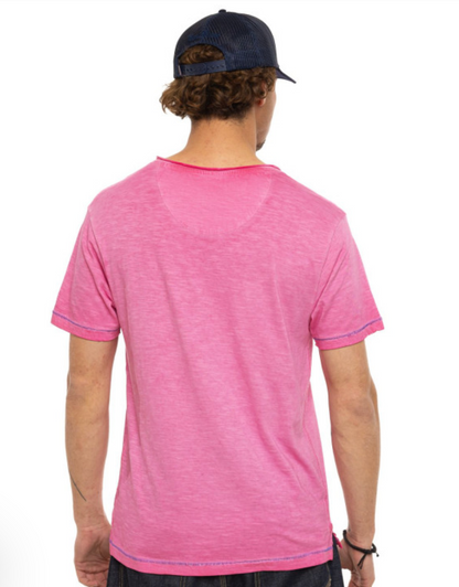 T-shirt Homme Von Dutch Riders California – Rose