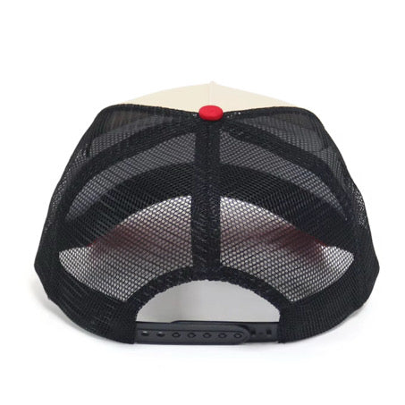 Casquette Un Barbu et Une Blonde - noire/rouge - Vintage Motorsport