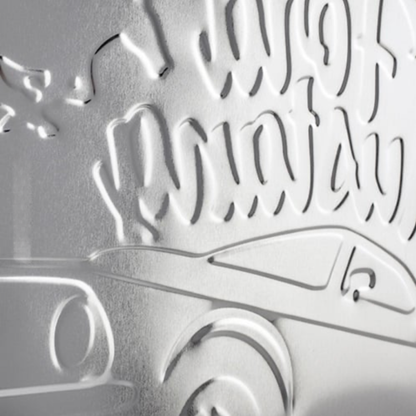 🐎 Enseigne en métal Ford Mustang – The Boss 1969