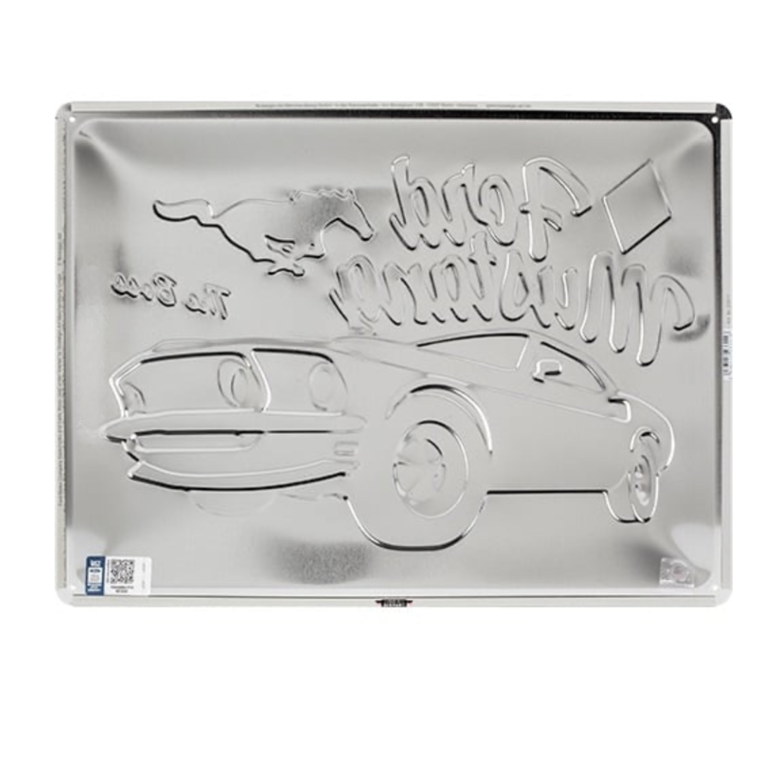 🐎 Enseigne en métal Ford Mustang – The Boss 1969