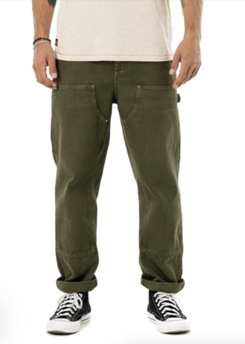 Pantalon Von Dutch WORKER Canvas – Kaki