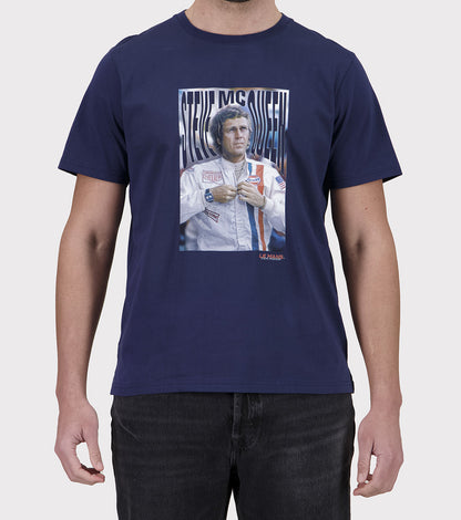 T-shirt Steve McQueen – 24h Le Mans - navy