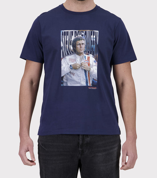 T-shirt Steve McQueen – 24h Le Mans - navy