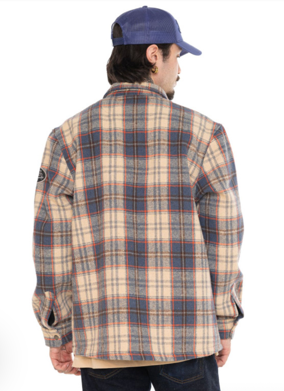 Surchemise Homme Von Dutch Roadhouse – Flanelle à carreaux doublée polaire