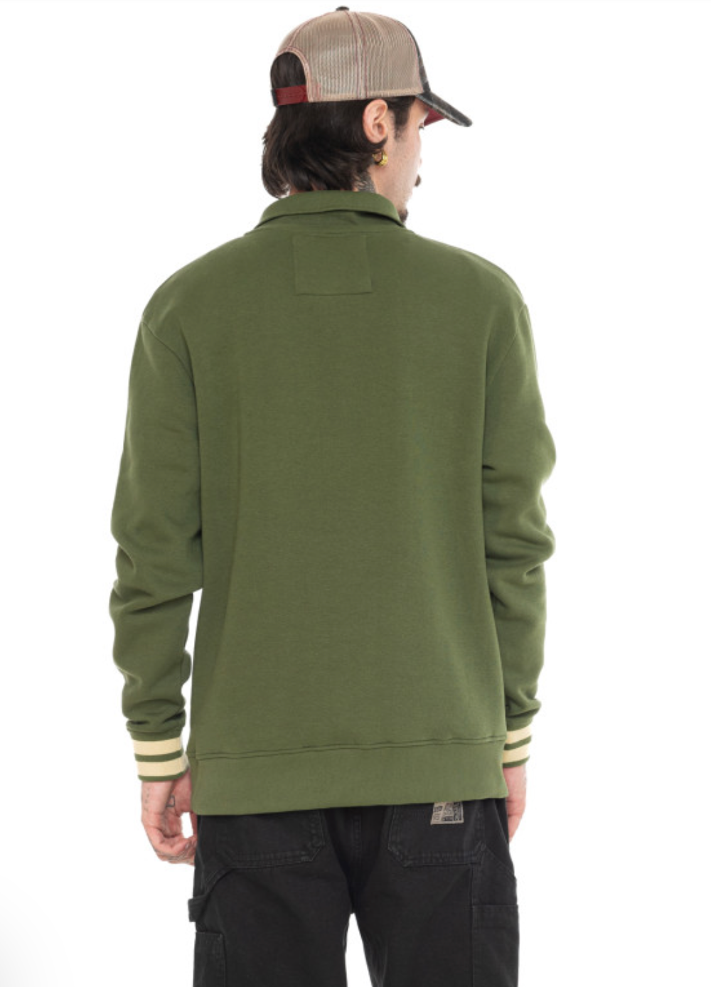 Sweat Homme Von Dutch RACING CLUB – Vert Kaki