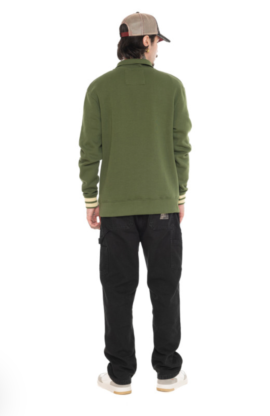 Sweat Homme Von Dutch RACING CLUB – Vert Kaki