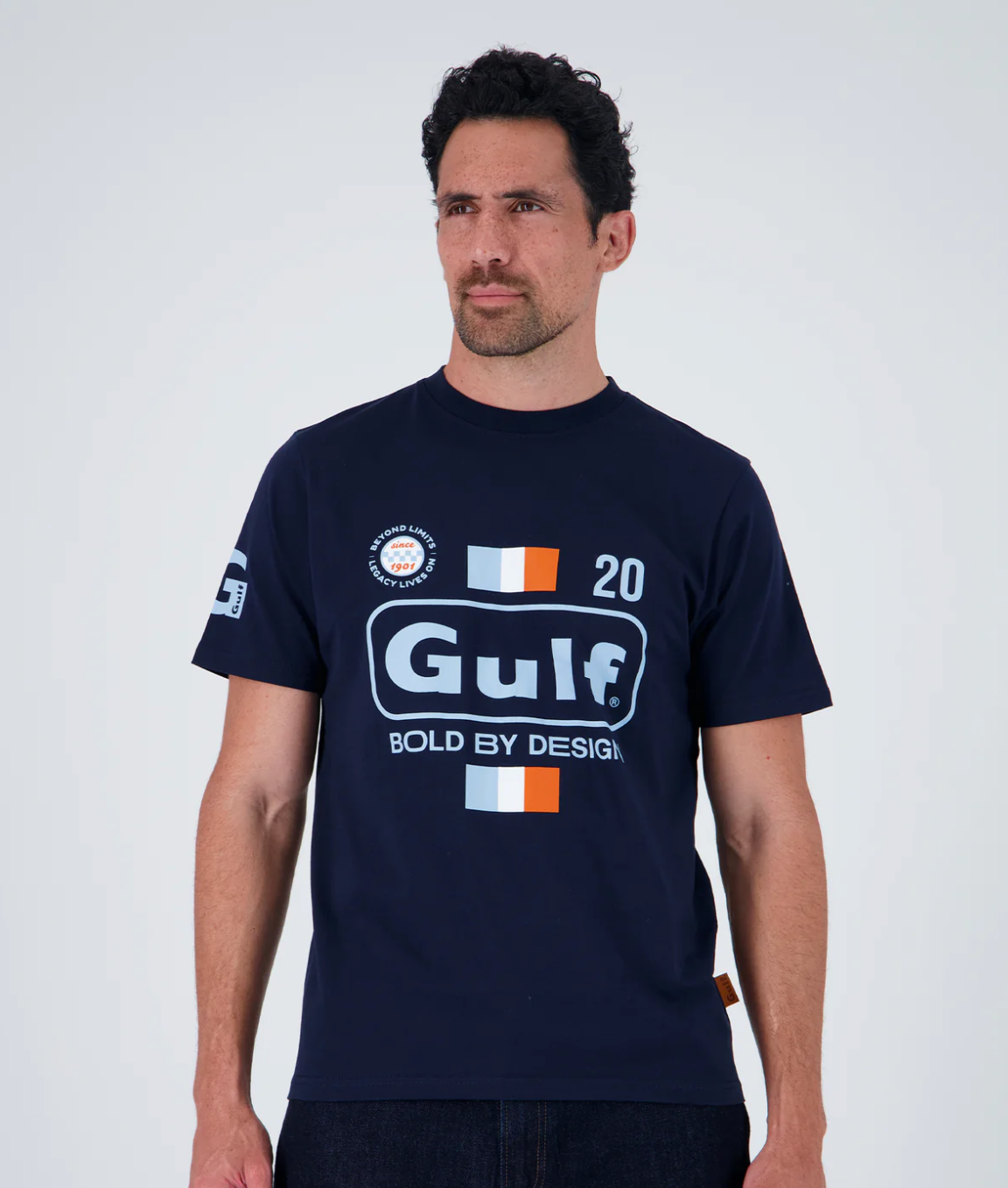 T-shirt Gulf Bold by Design bleu marine