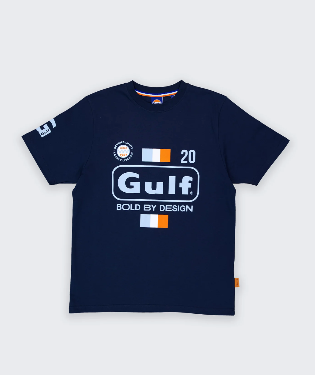 T-shirt Gulf Bold by Design bleu marine