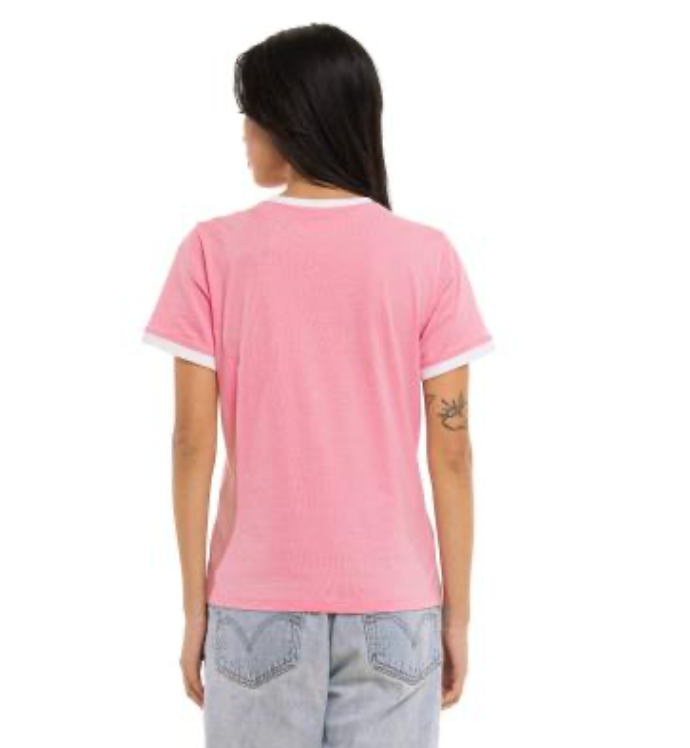 T-shirt Femme Von Dutch Sunny Groove Rose Vintage | Un Barbu et Une Blonde