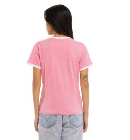 T-shirt Femme Von Dutch Sunny Groove Rose Vintage | Un Barbu et Une Blonde