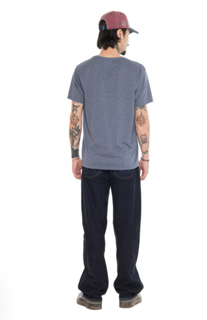 T-shirt Homme Von Dutch MilkShake – Bleu Pin-Up