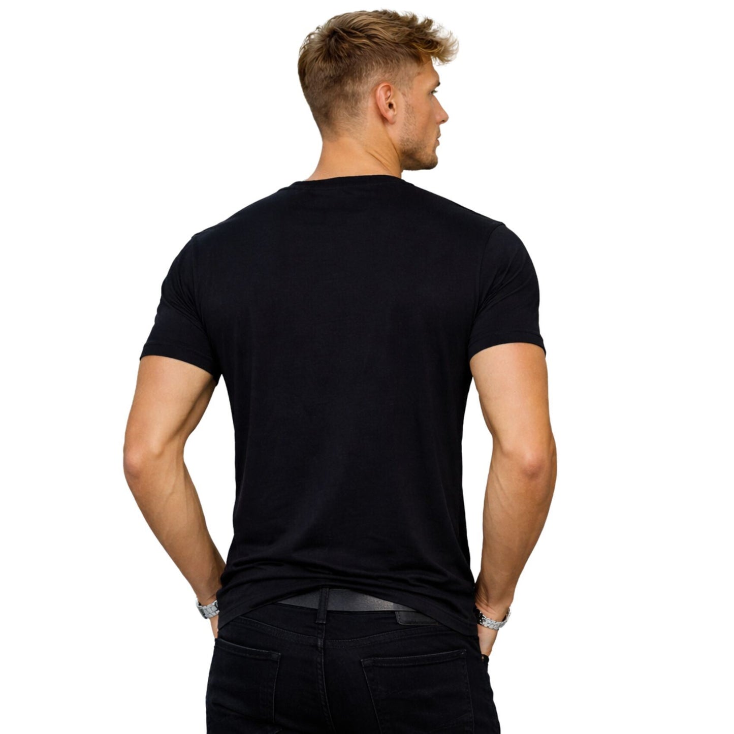 T-shirt Homme Von Dutch Motorcycles Noir ou écru | Un Barbu et Une Blonde