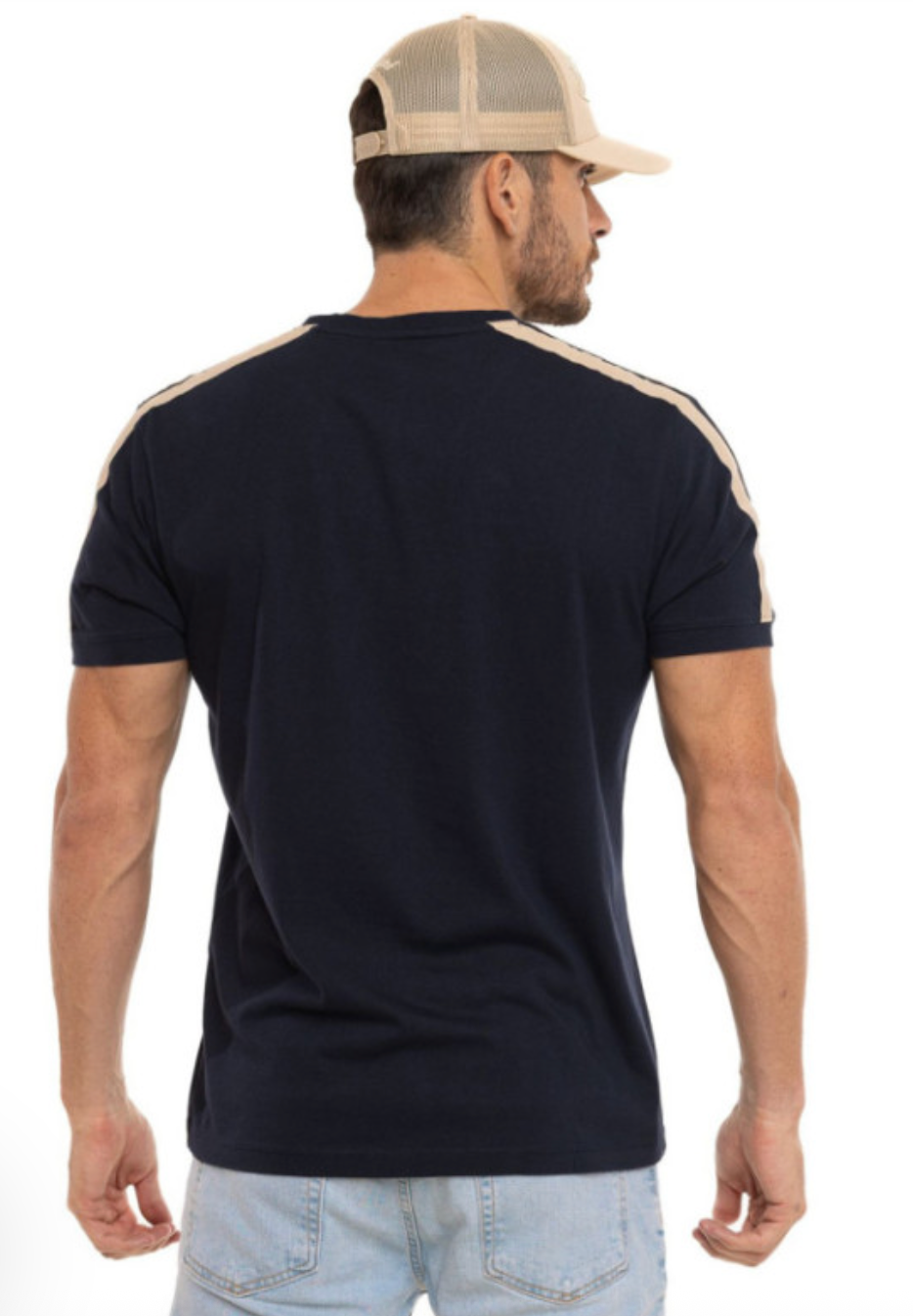 T-shirt Homme Von Dutch California Classic Navy  | Un Barbu et Une Blonde