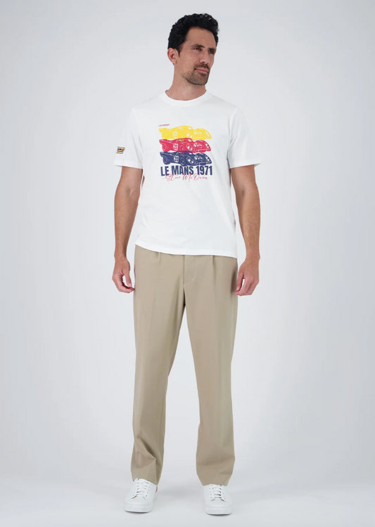 T-shirt homme Steve McQueen - 1971 Blanc
