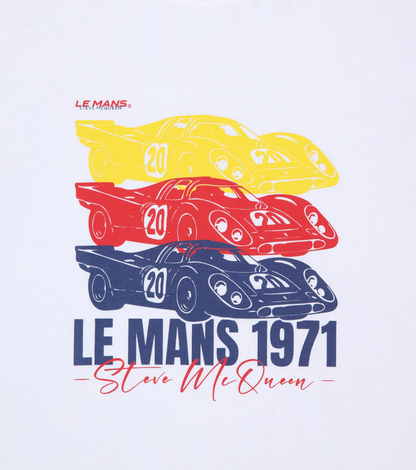 T-shirt homme Steve McQueen - 1971 Blanc