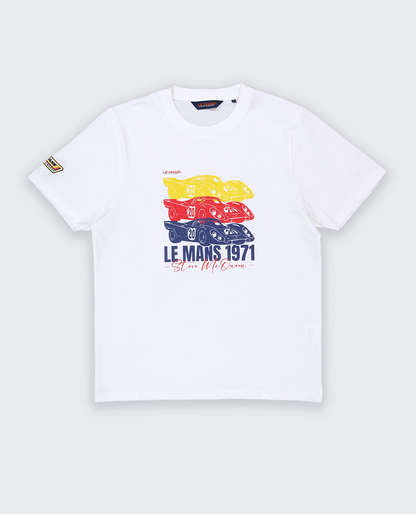 T-shirt homme Steve McQueen - 1971 Blanc