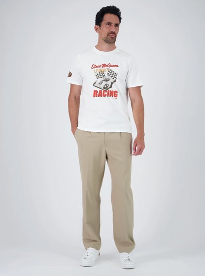 T-shirt Steve McQueen Racing 1971 Blanc – Porsche 917